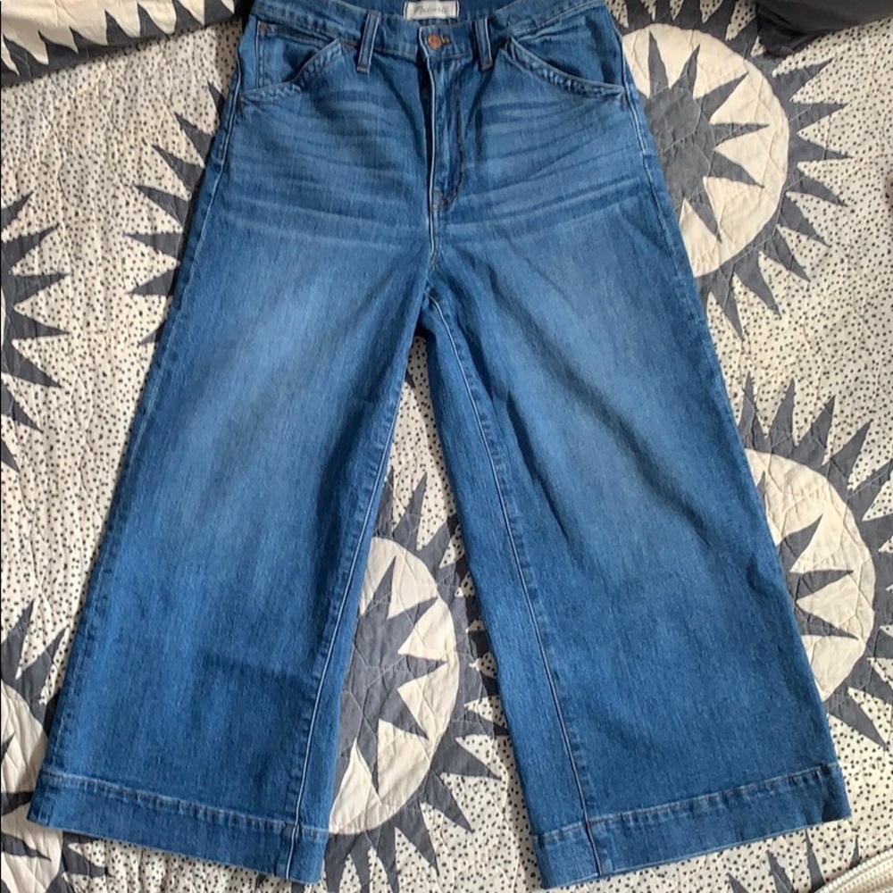 EUC Madewell Wide Leg Crop Size 29